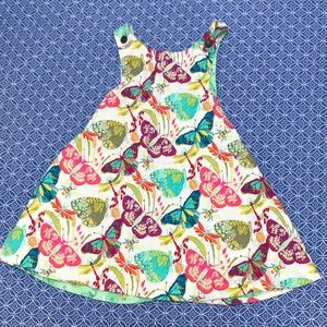 Custom reversible butterfly/bicycle dress.